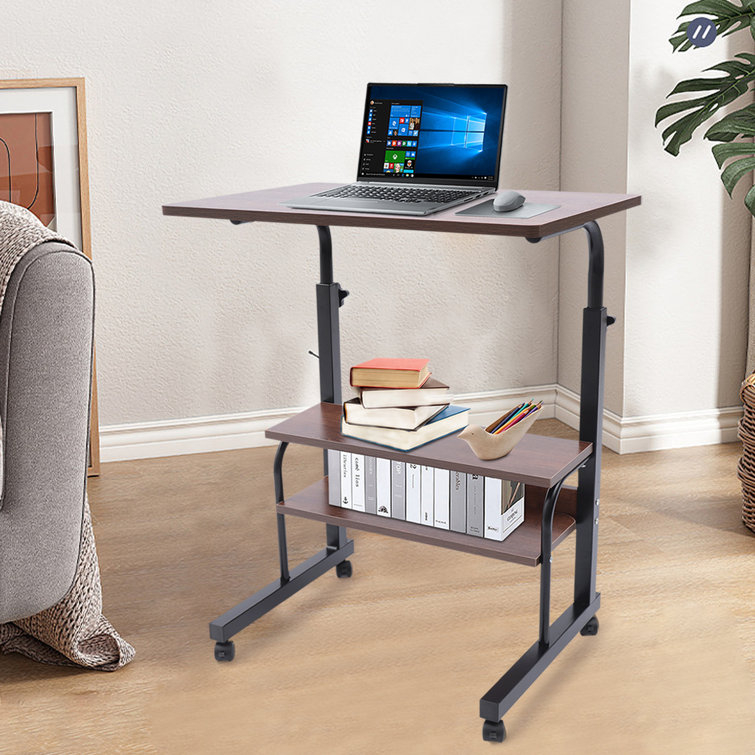 Desk table shop on wheels